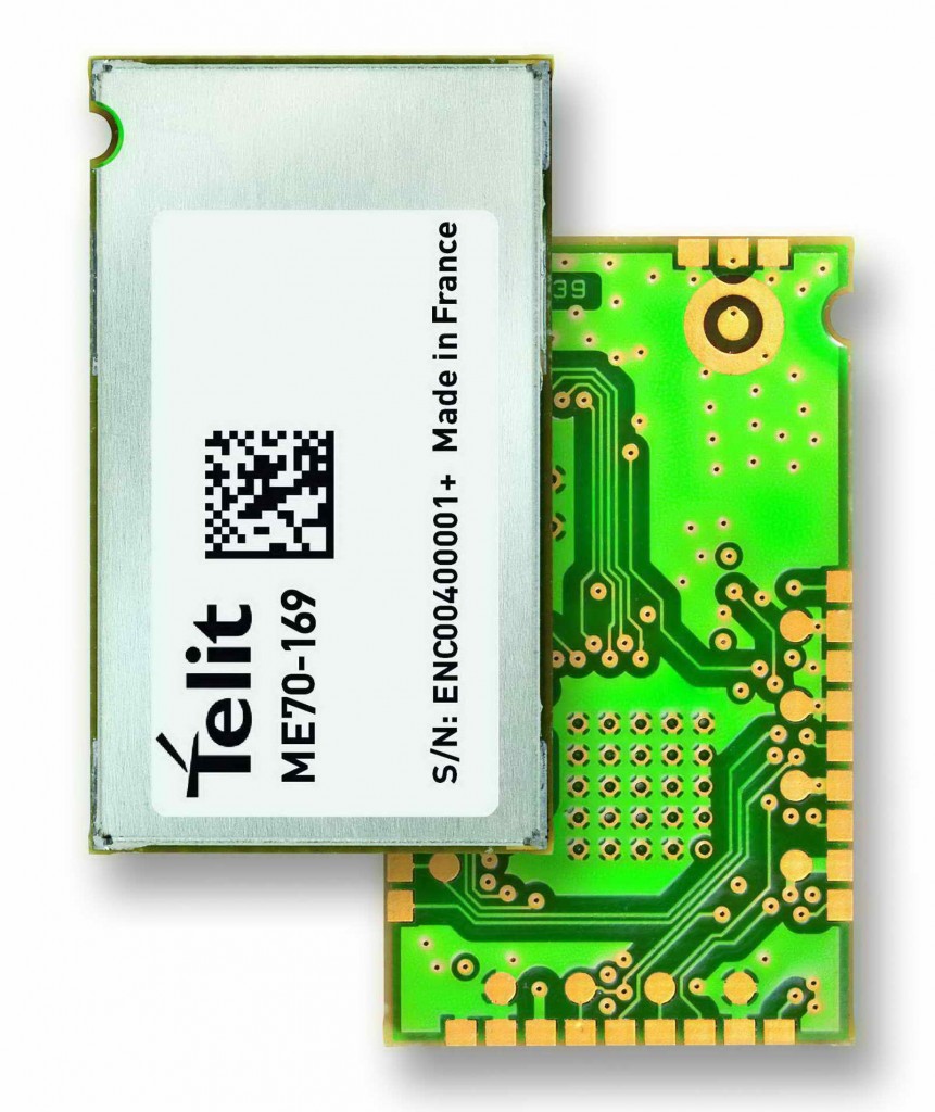 Il modulo wireless ME70-169 M-Bus di Telit opera sulla frequenza license-free europea di 169 MHz