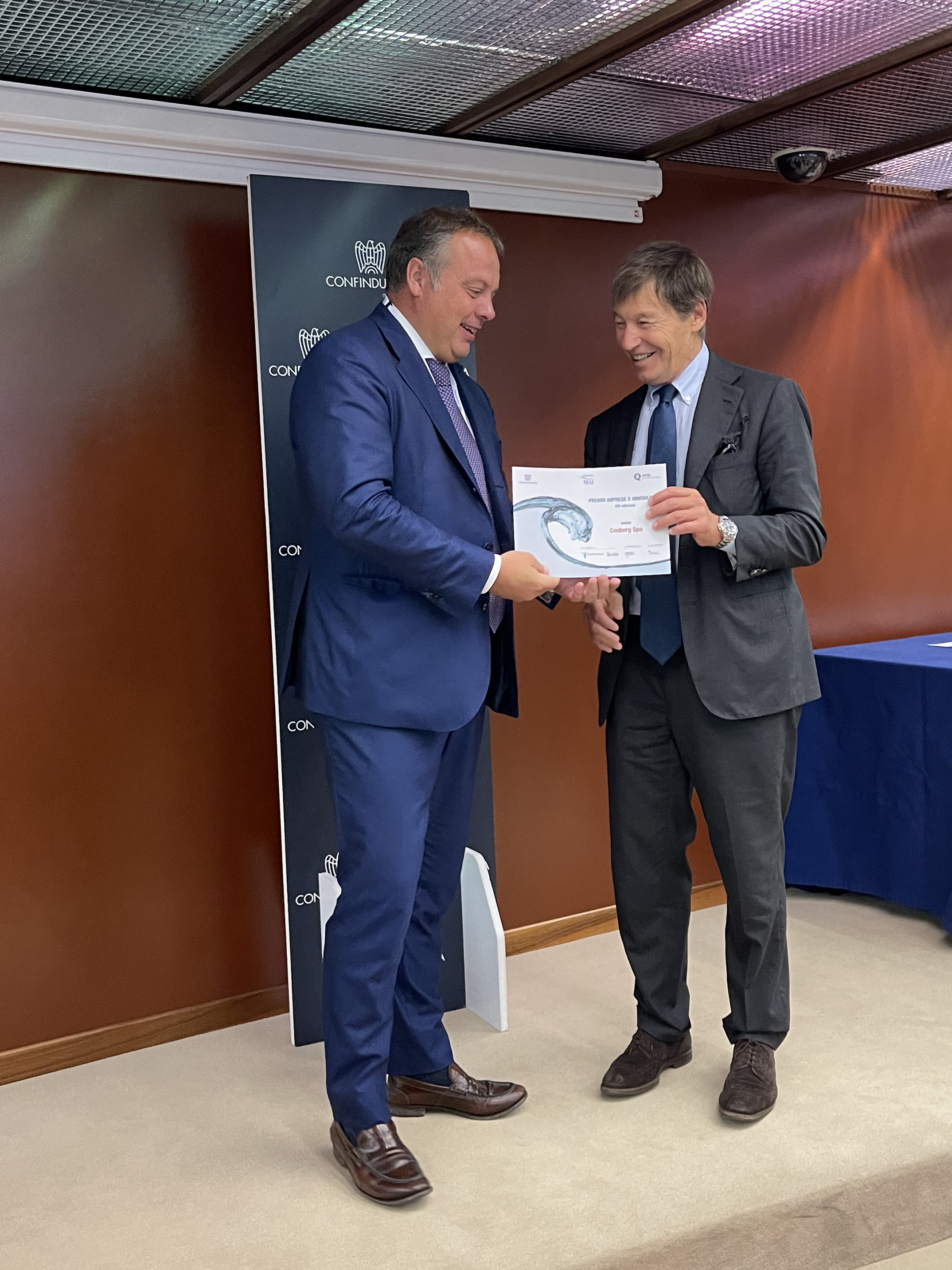 A Cosberg il Premio IxI per la capacit d innovazione