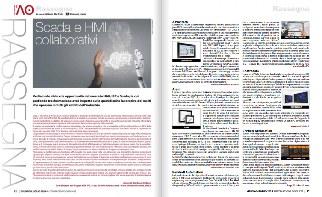Scada e HMI collaborativi - Automazione Plus